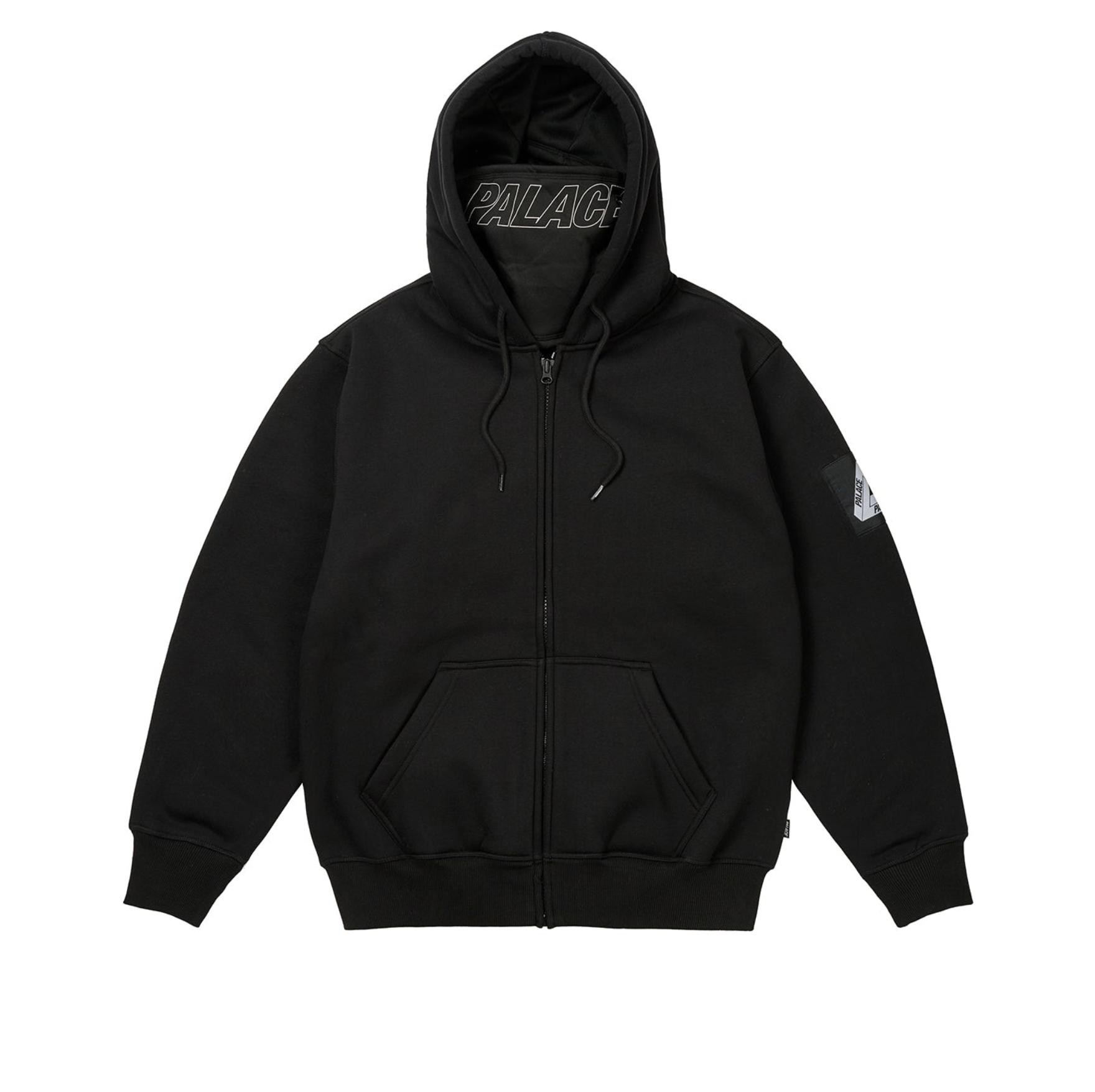 Palace Facemask black zip up hoodie